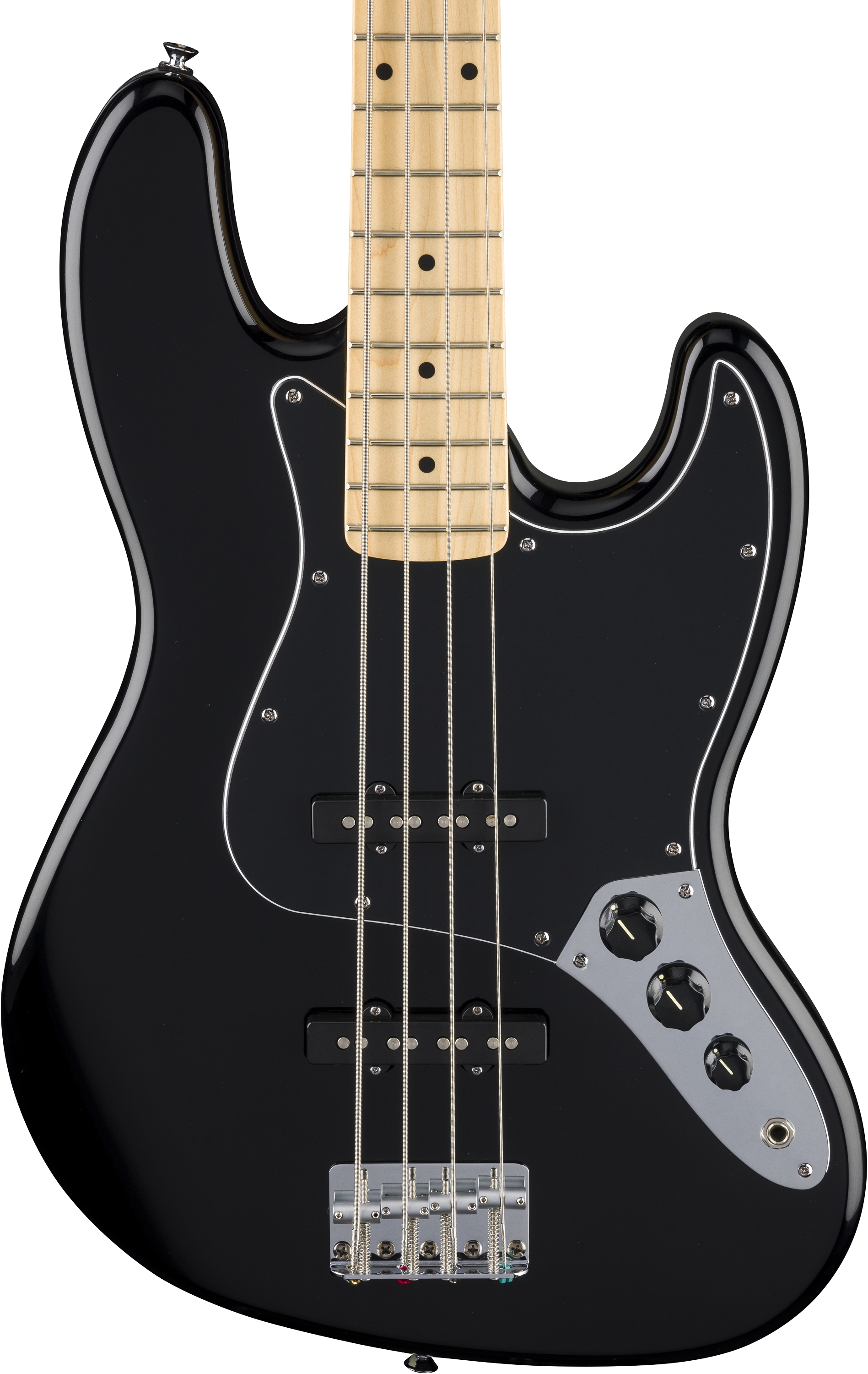 Fender Standard Series Jazz Bass Guitar in Black - Andertons Music Co.